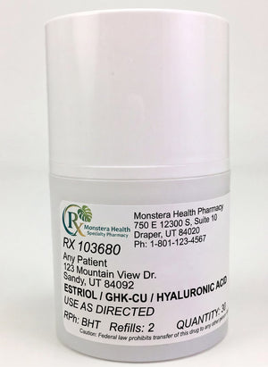 Estriol+GHK-CU+Hyalaronic acid Anti-aging Skin Cream